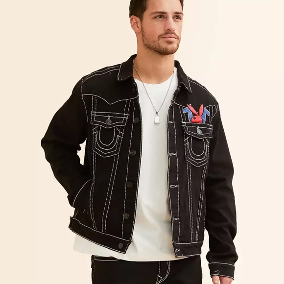 True Religion x Playboy Jimmy Big T Jacket – Limited Edition - Picture 2 of 5